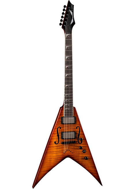 Dean Dave Mustaine V StradiVMNT Electric Guitar - Vintage Sunburst