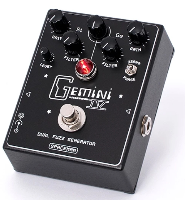 Spaceman Gemini IV Dual Fuzz Generator Pedal - Black