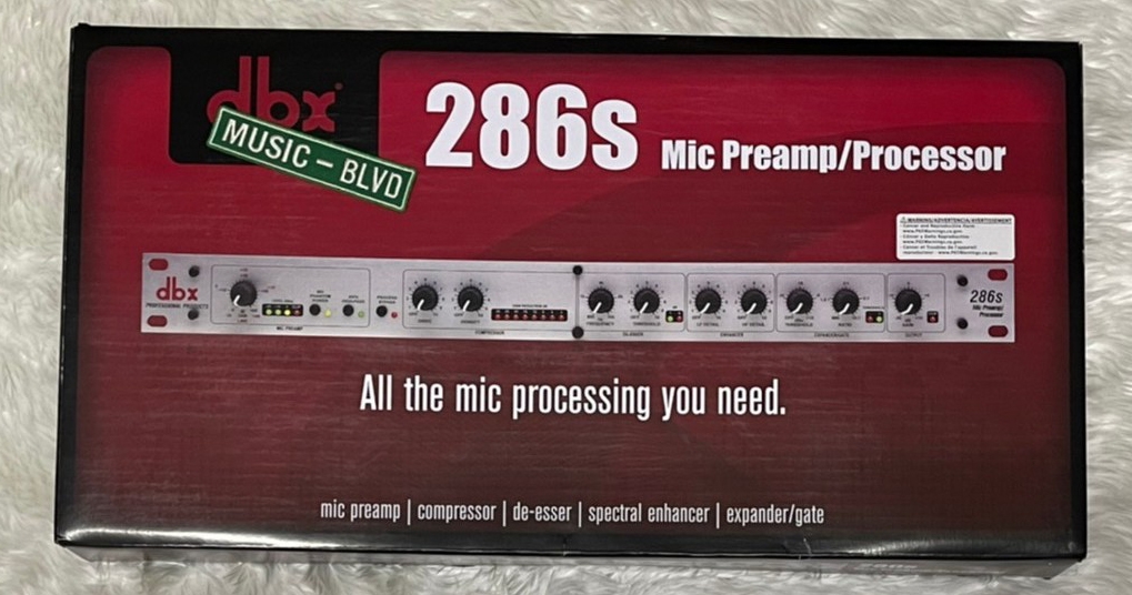 dbx 286s Channel Strip with De-esser