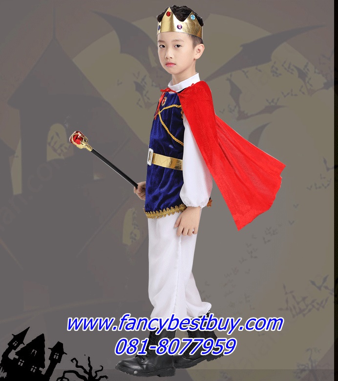 ชุดเจ้าชายแฟนซีเด็ก ชุดเจ้าชายดีสนีย์ ชุดเจ้าชายสโนไวท์ มีขนาดสำหรับ สูง 90-160 ซม. (ใส่แล้วหล่อมากๆๆ)