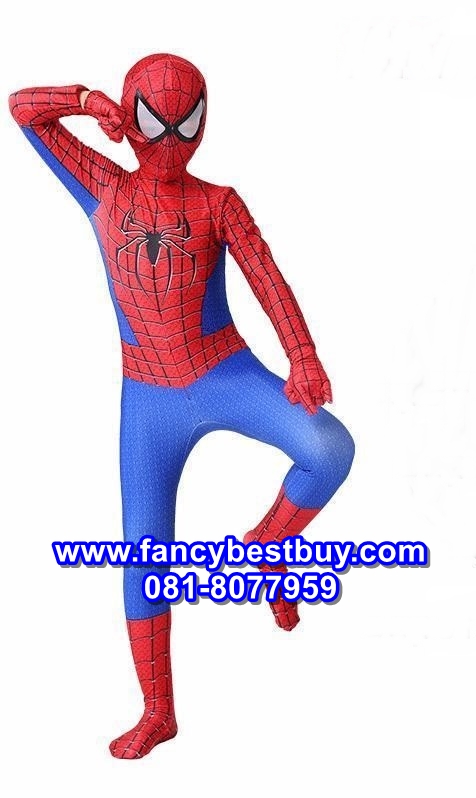 ชุดสไปร์เดอร์แมน Spiderman ชุดแฟนซีเด็ก มีขนาด 140, 150