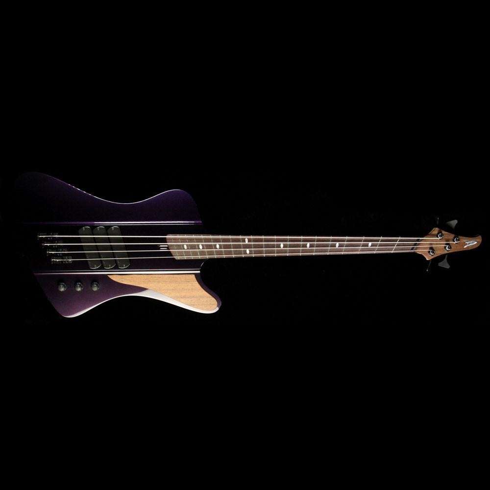 Dingwall D-Bird Fan Fret 4-String Electric Bass Guitar - Candy Purple