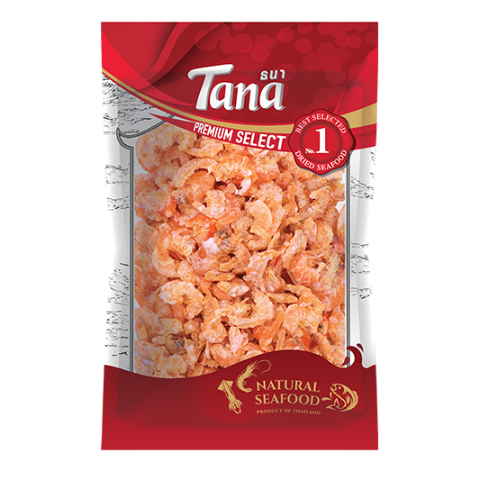 Tana ธนา พรีเมี่ยม กุ้งขาวมันแห้ง 100 กรัม Dries Glassy Shrimp