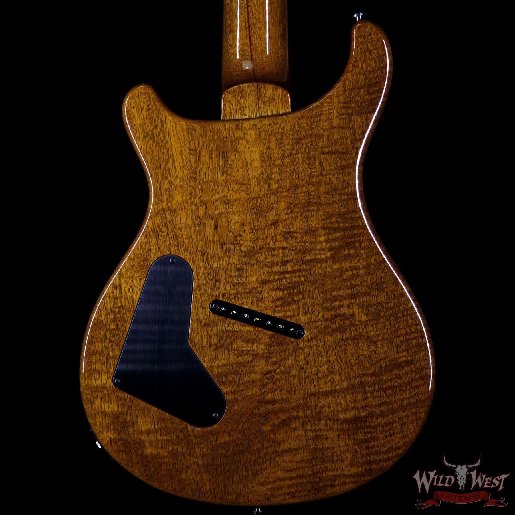 PRS Private Stock #7476 Custom 24 7-String Fanned Fret Redwood Burl Top Brazilian Rosewood Board - Natural