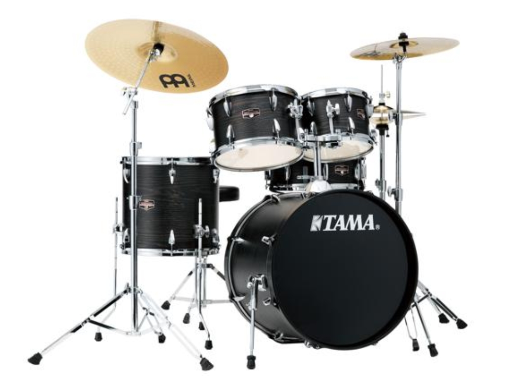 Tama Imperialstar IE50C 5-piece Complete Drum Set with Snare Drum and Meinl Cymbals