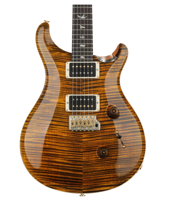 PRS Custom 24 Quilt 10-Top Electric Guitar with Pattern Thin Neck