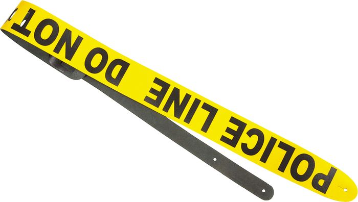 Perri's Police Line Leather Guitar Strap