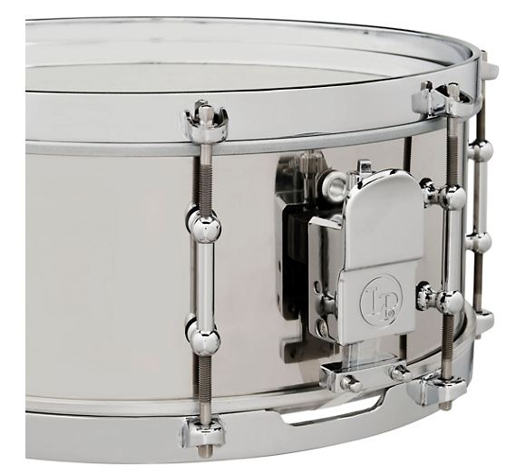 LP Stainless Steel Salsa Snare Drum 13 x 5.5 in. Stainless Steel / 12 x 4.5 in. Stainless Steel