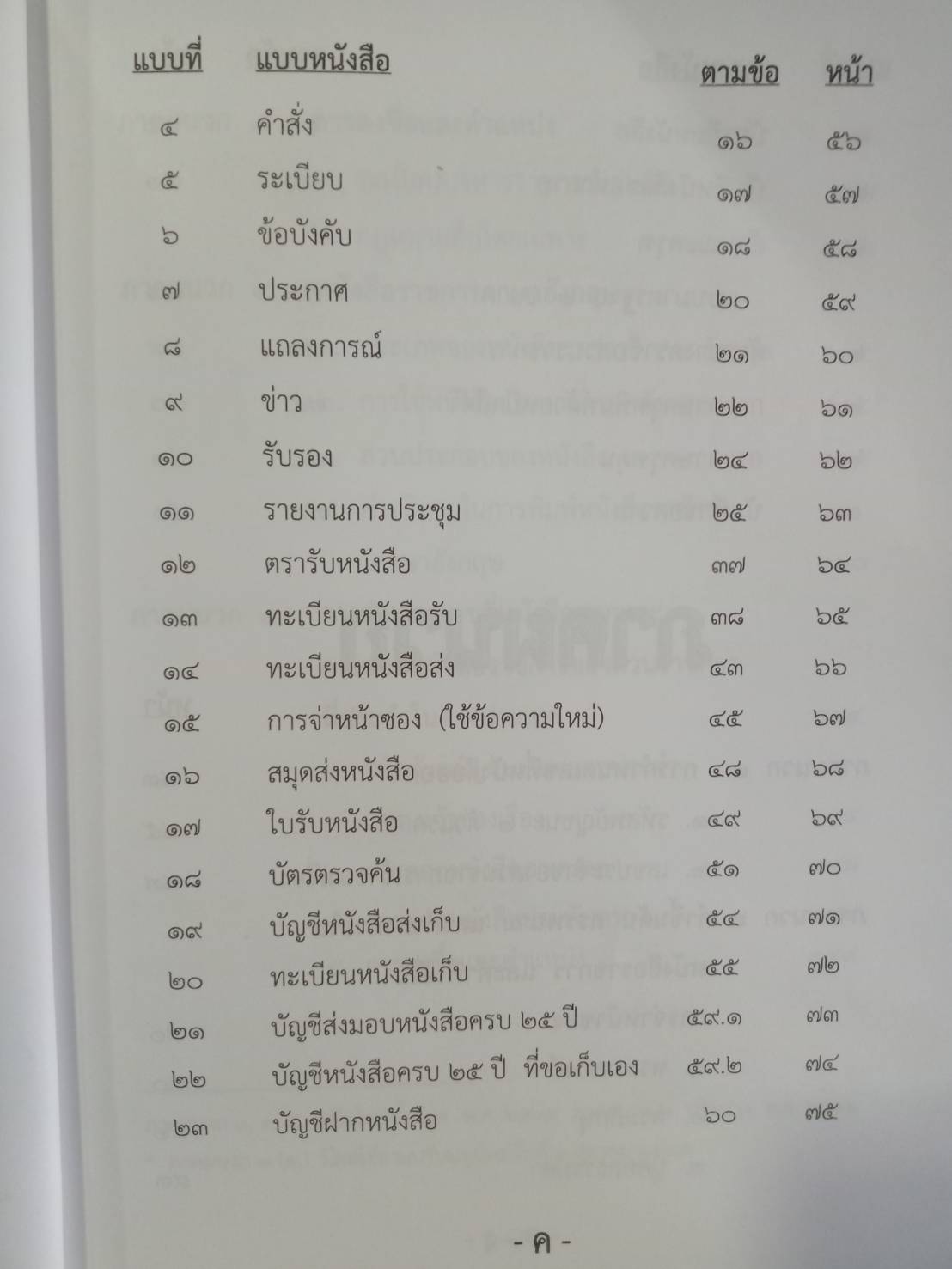 ระเบียบสำนักนายกรัฐมนตรี ว่าด้วยงานสารบรรณ ปรับปรุง พ.ศ.2552