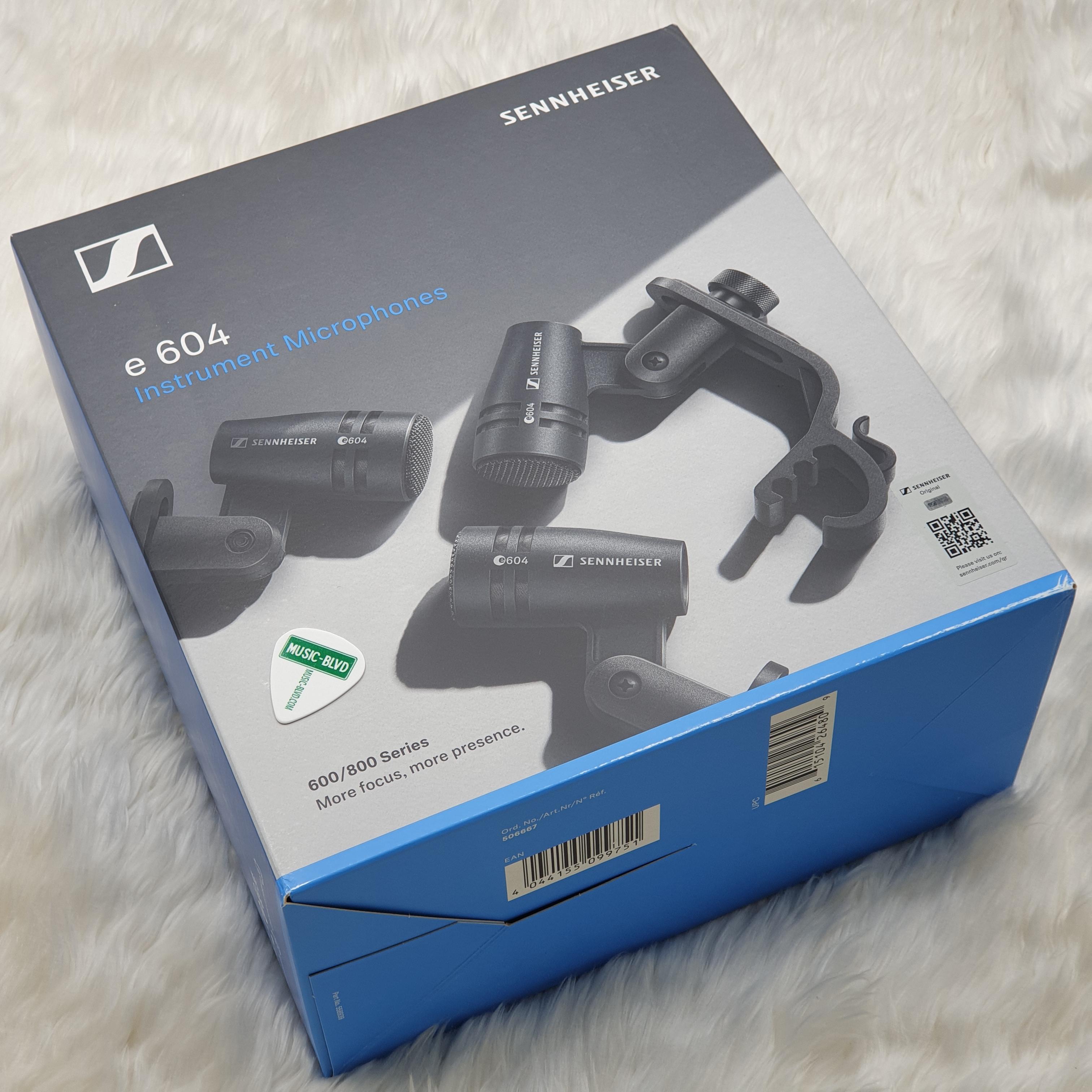 Sennheiser E604 Drum Microphone 3-Pack
