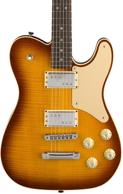 Fender Limited Edition Parallel Universe Troublemaker Tele Deluxe - Ice Tea Burst with Rosewood Fingerboard