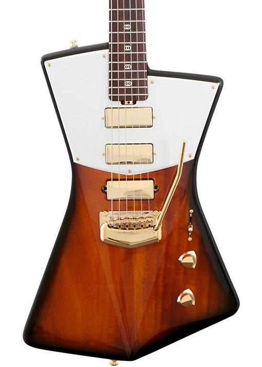 Ernie Ball Music Man St. Vincent Signature Gold Hardware Electric Guitar - Tobacco Sunburst