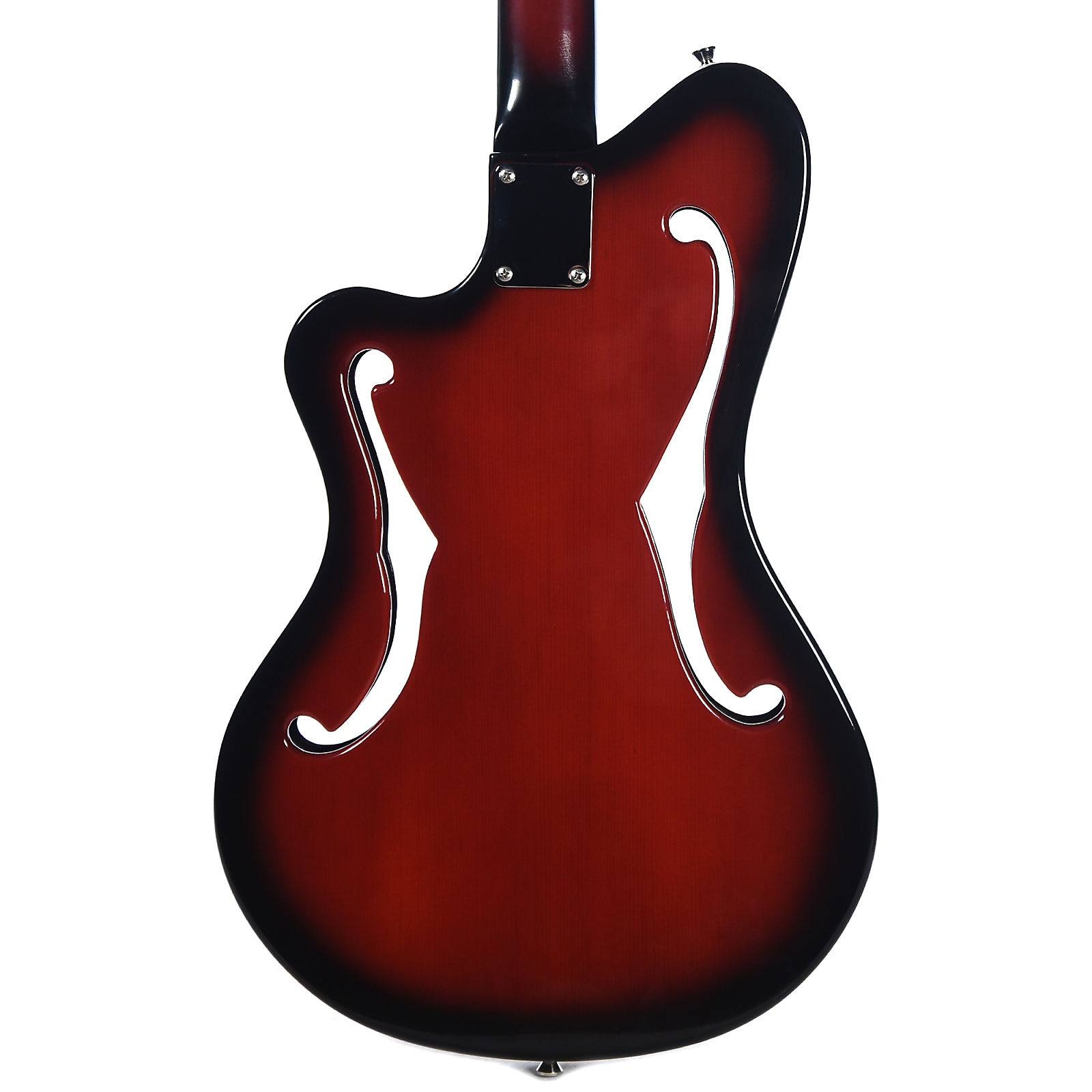 BilT Corvaire Bass Red Burst w/3-Ply Black Pickguard