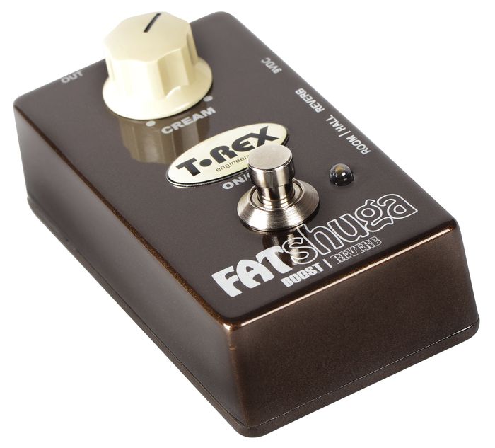 T-Rex Engineering Fat Shuga Boost with Reverb Guitar Effects Pedal