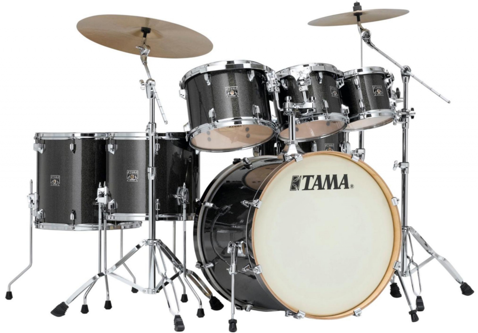 TAMA Superstar Classic 7-Piece Shell Pack Midnight Gold Sparkle