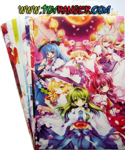 โปสเตอร์ Touhou Project 2 (8ใบ,ไม่ซ้ำ)