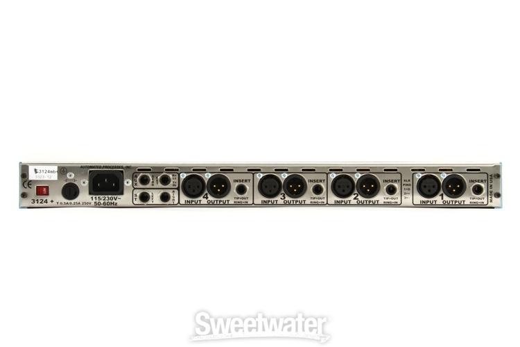 API 3124MB+ 4-channel Mic and Instrument Preamp with Stereo Mixer