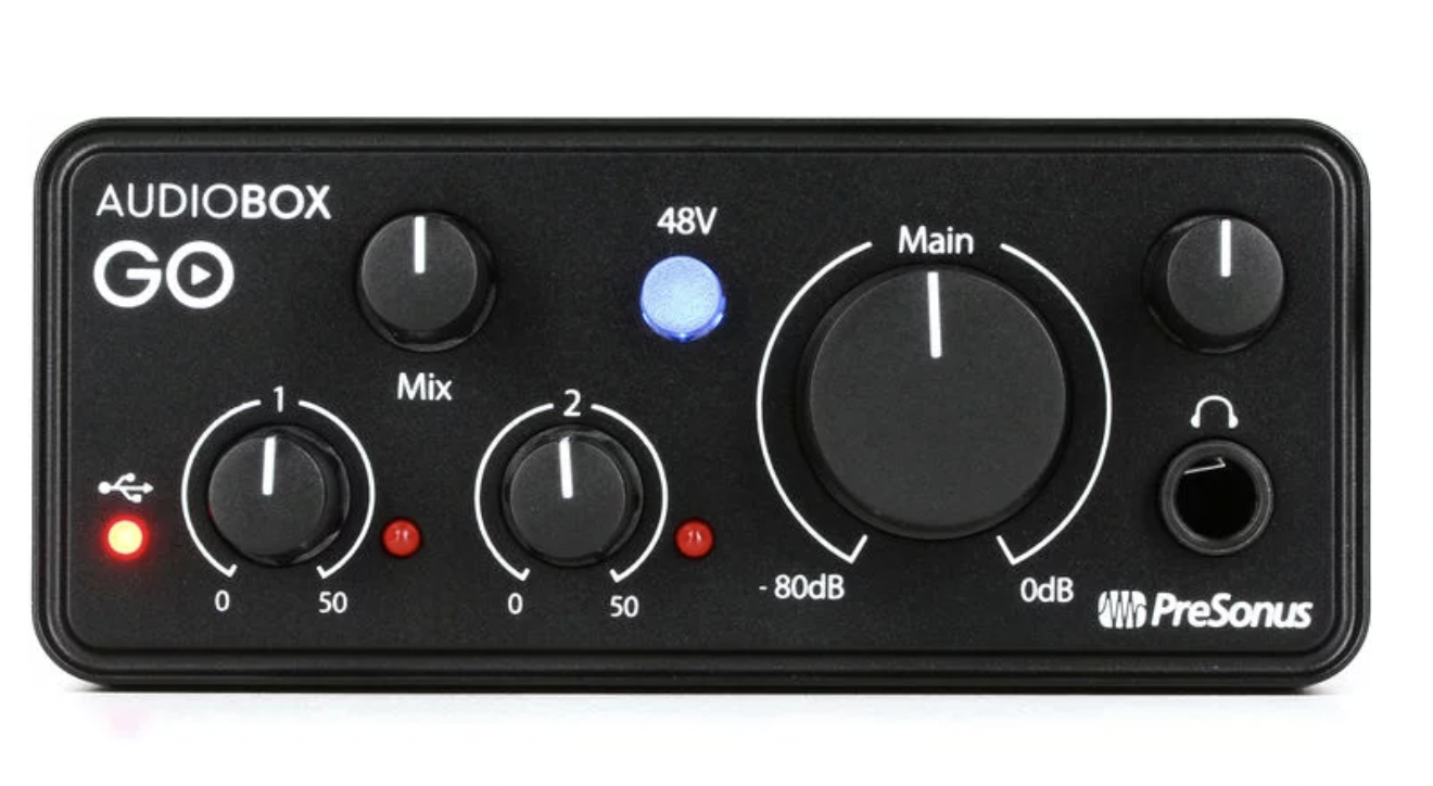 PreSonus AudioBox Go 2x2 USB-C Audio Interface