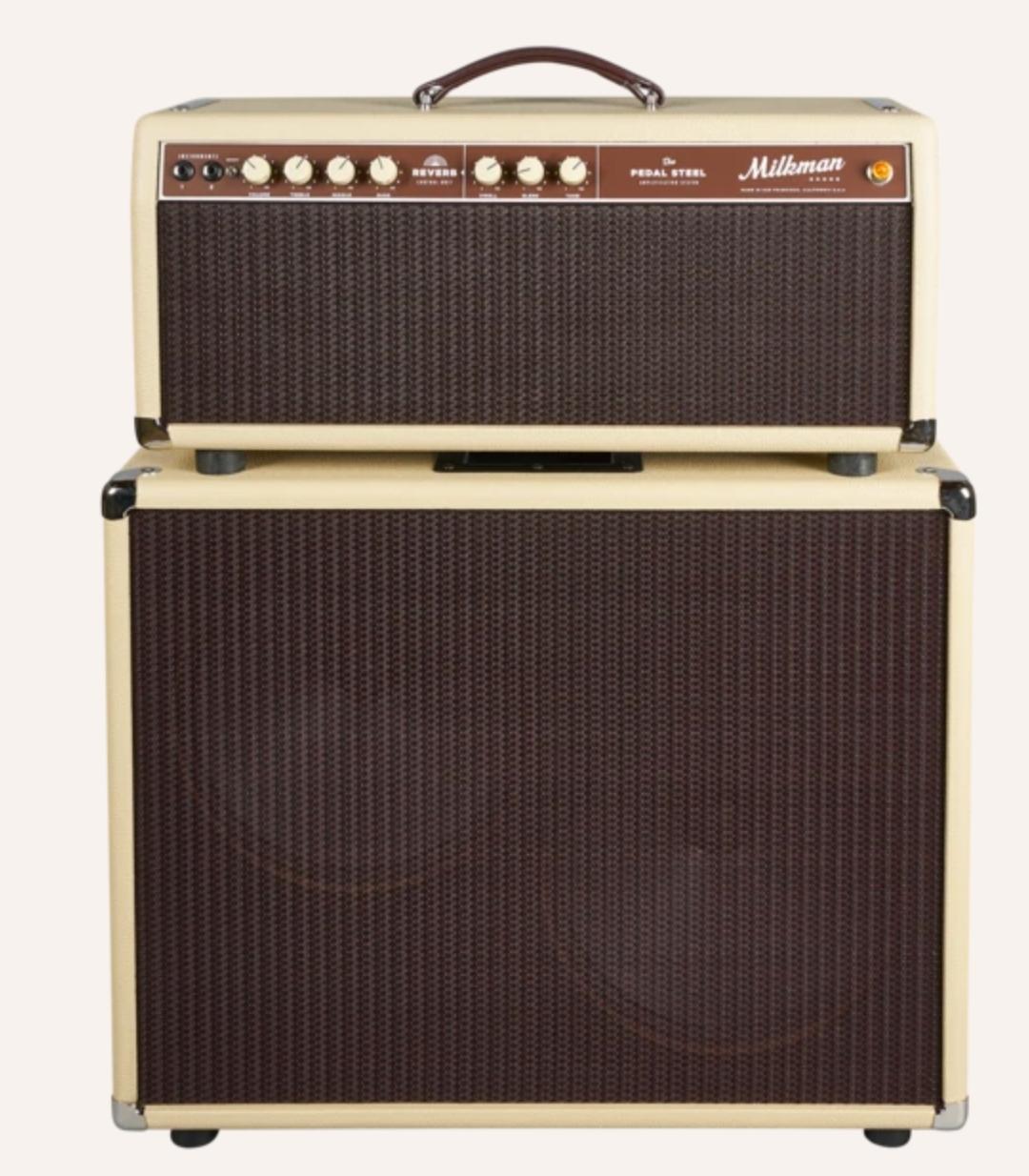 Milk Man Sound 85W Pedal Steel Head, 1x12 MilkMan Speaker, 1x12 Alnico Cream