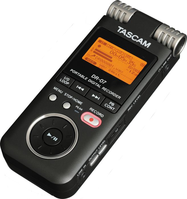 TASCAM DR-07 Portable Digital Recorder