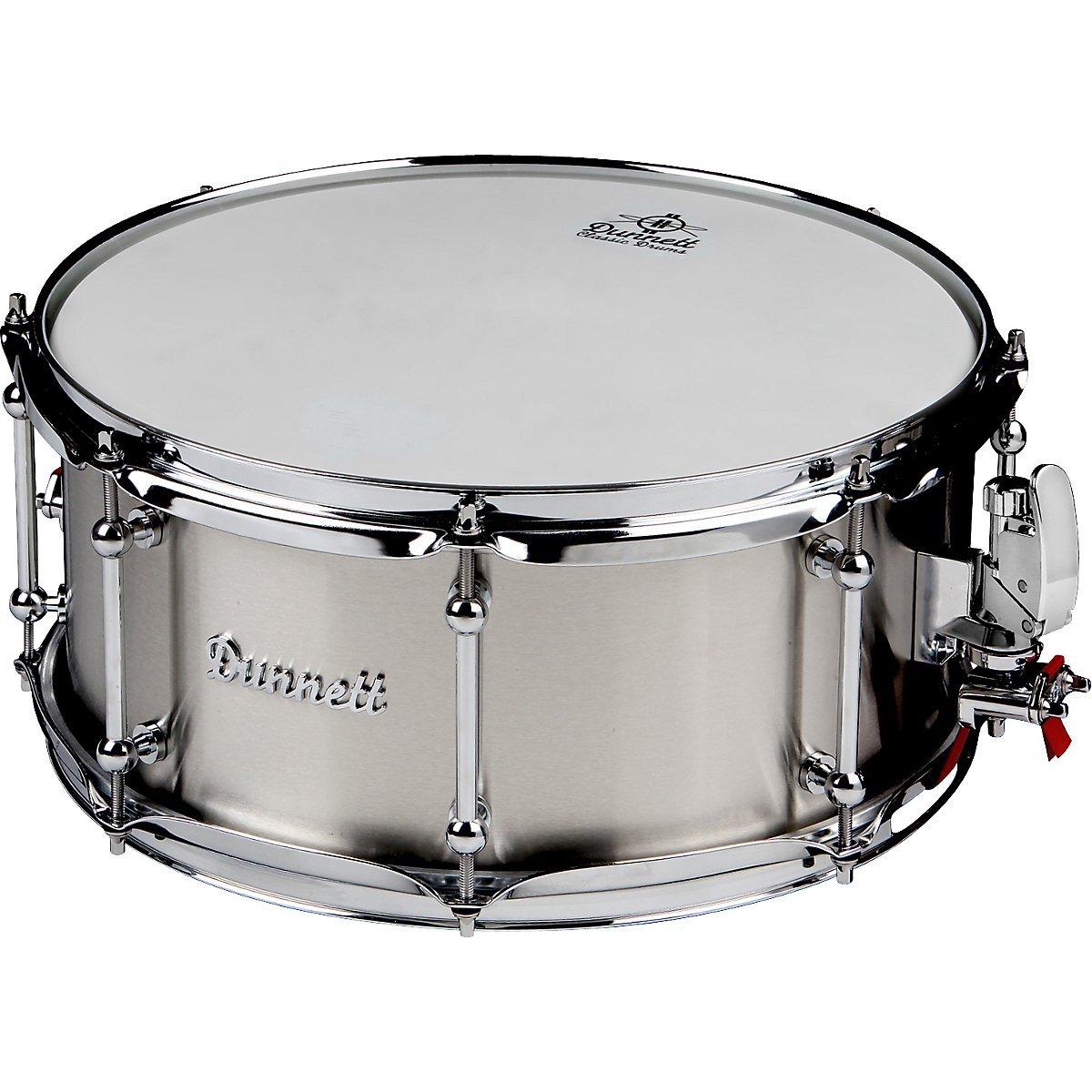 Dunnett Classic Stainless Steel Snare Drum #4 6.5x14