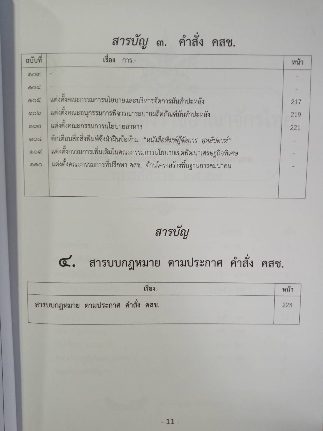 รวมประกาศ คำสั่ง คณะรักษาความสงบแห่งชาติ (คสช.) พ.ศ.๒๕๕๗