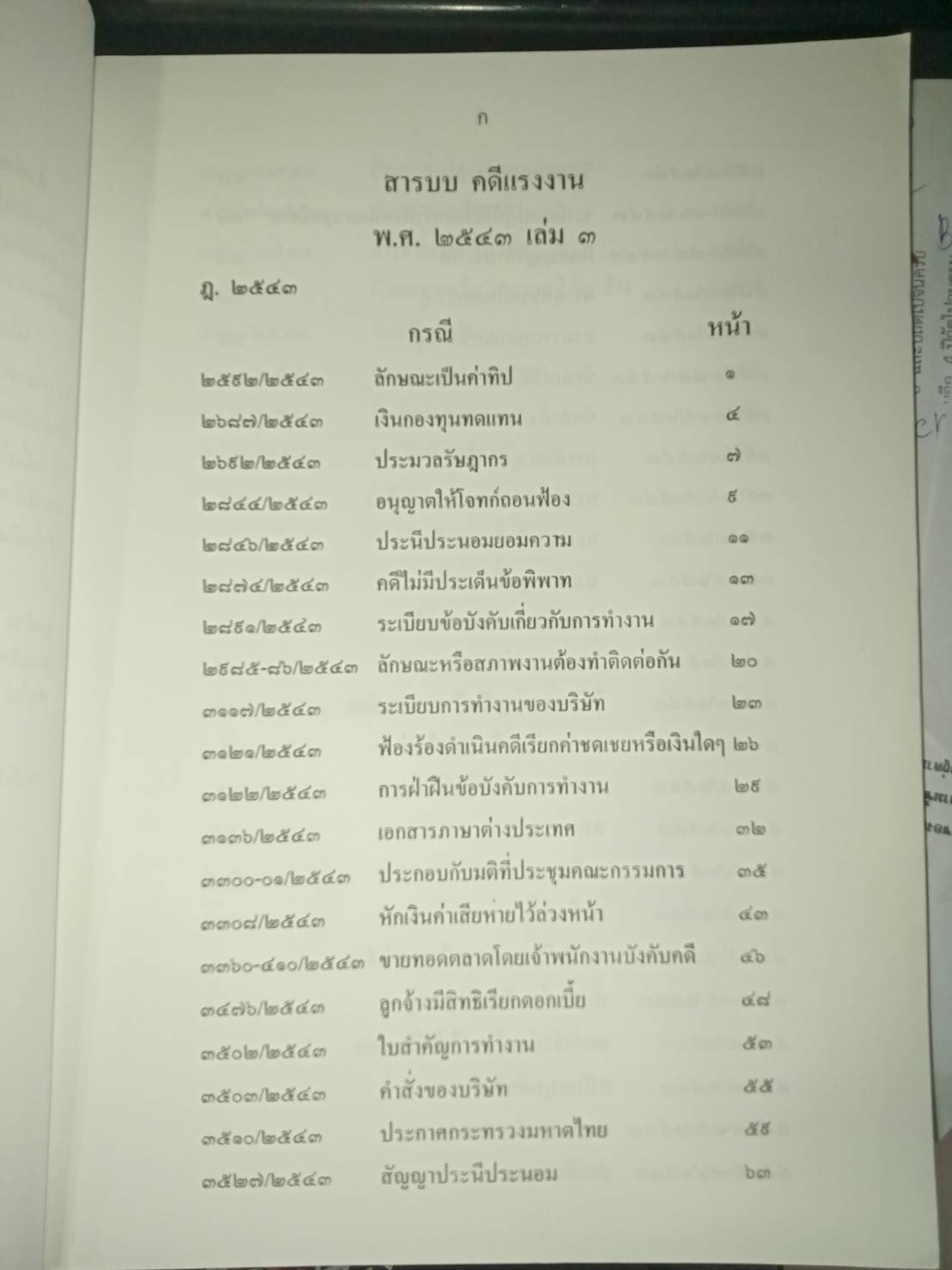 คำพิพากษาศาลฎีกาคดีแรงงาน เล่ม 3