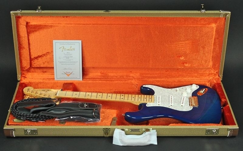 Fender Custom Shop Masterbuilt 1955 Stratocaster NOS by John Cruz Trans Cobalt Blue Burst