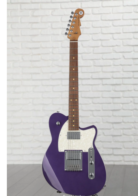 Reverend Crosscut Solidbody Electric Guitar with Maple Fingerboard