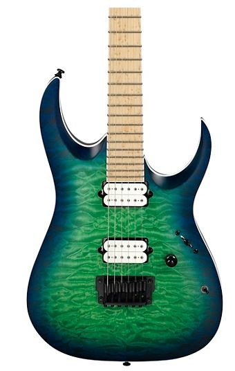 Ibanez RGAIX6MQM RGA Iron Label Electric Guitar Surreal Blue Burst