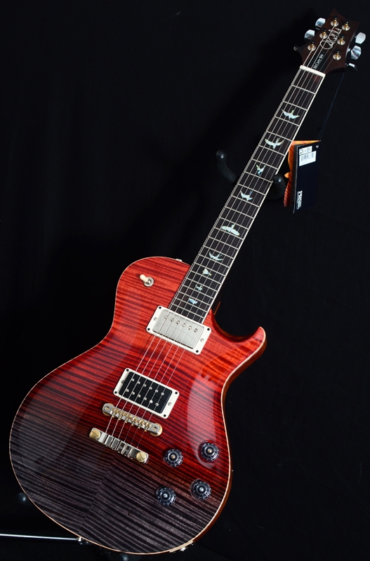 PRS Wood Library Artist McCarty Singlecut 594 Brians Limited - Fire Red Black Fade