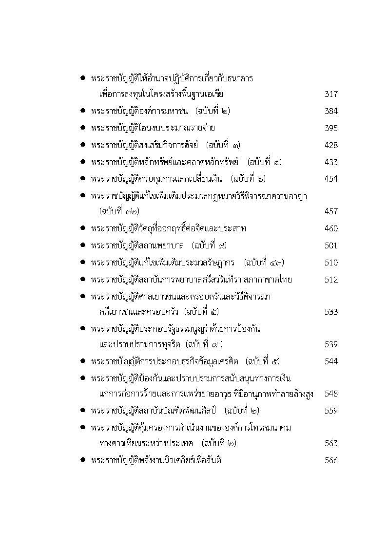 (e book) รวมกฎหมายหลัก ปี พ.ศ.2559 พระราชบัญญัติ
