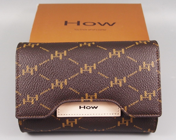 กระเป๋าสตางค์ HOW น้ำตาล ใหม่ แท้