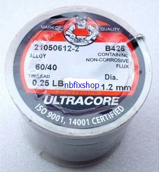 ตะกั่วเส้น Ultracore 60/40 ขนาด 1.2mm 0.25lb