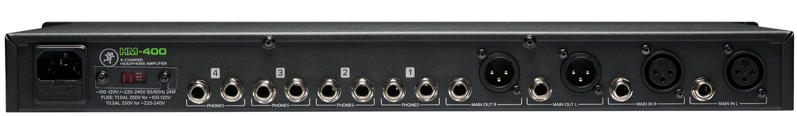 Mackie HM-400 4-Channel Headphone Amplifier