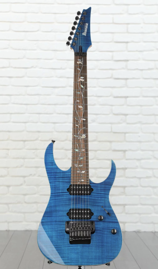 Ibanez J Custom RG8527Z Electric Guitar - Royal Blue Sapphire - Sweetwater Exclusive