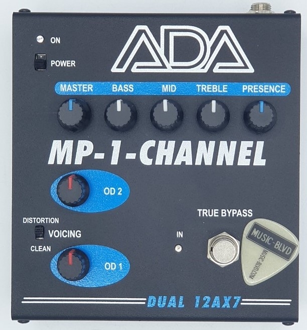 A/DA MP-1-Channel Dual 12AX7 Clean Overdrive Distortion Pedal