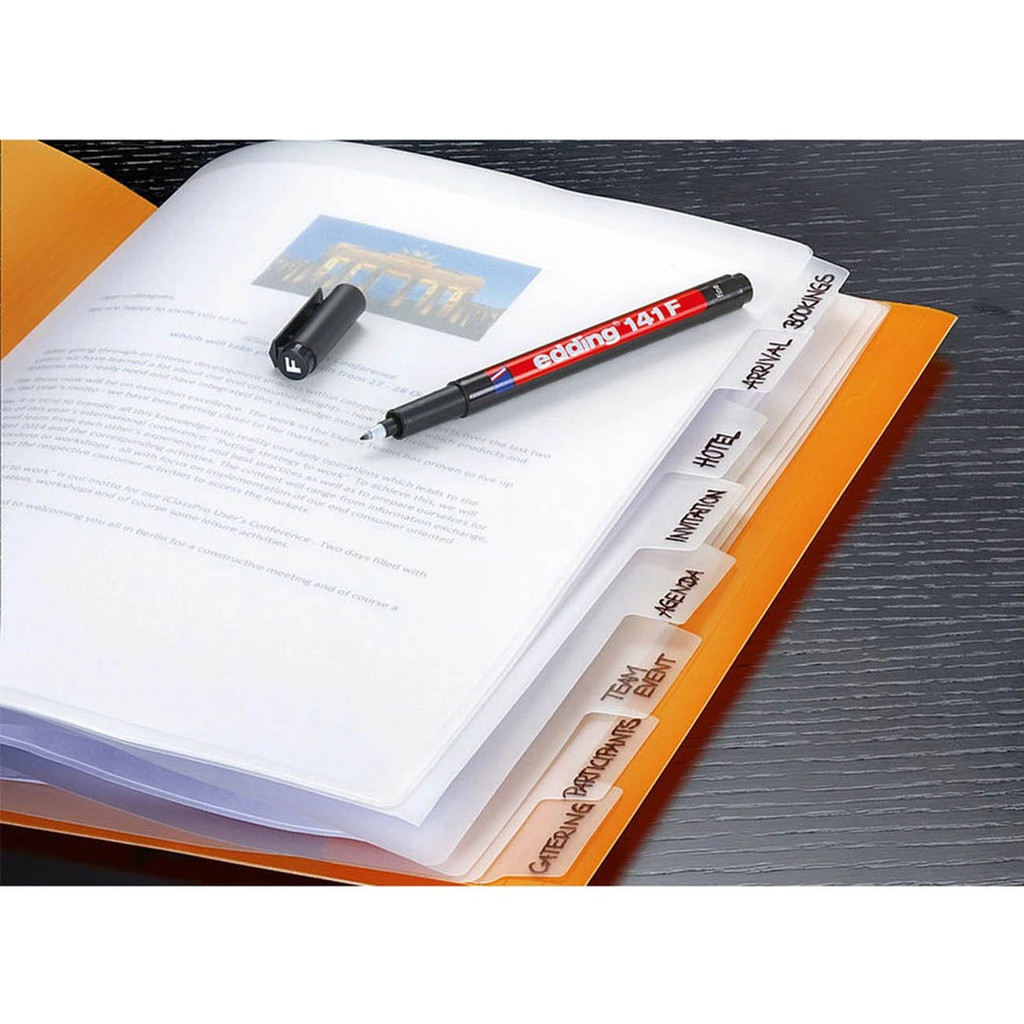 ปากกาเคมี Permanent Marker กันน้ำ เขียนเหล็ก เขียนพลาสติก รุ่น E140S-E143B ( ราคา / 1 ด้าม)