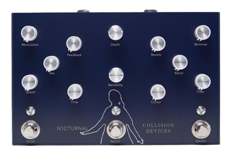 Collision Devices Nocturnal Delay + Shimmer + Tremolo Pedal