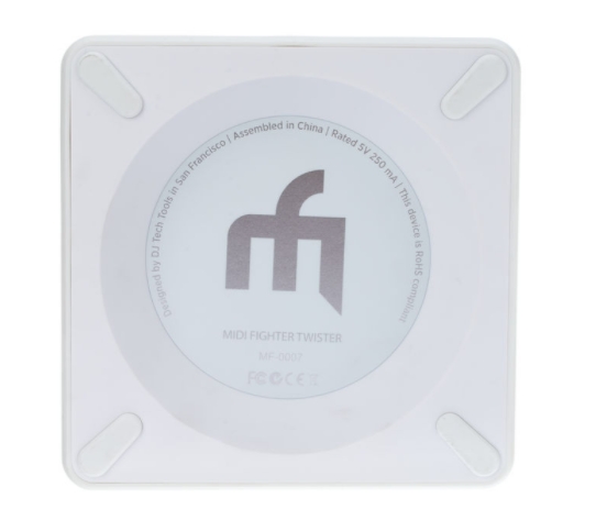 DJ Techtools Midi Fighter Twister white