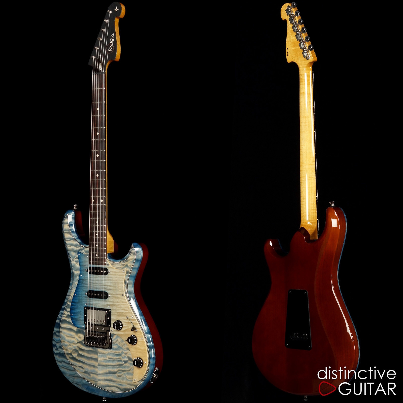 Knaggs Severn Tier 2 HSS Winter Solstice - Hand Built Strat w/ Private Stock Grade Top