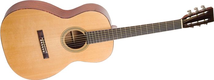 Recording King Classic Series 12 Fret OOO Solid Top Acoustic Left-Handed Guitar