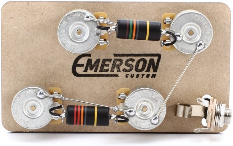 Emerson Custom Prewired Kit for Gibson Les Paul Guitars - Long Shaft