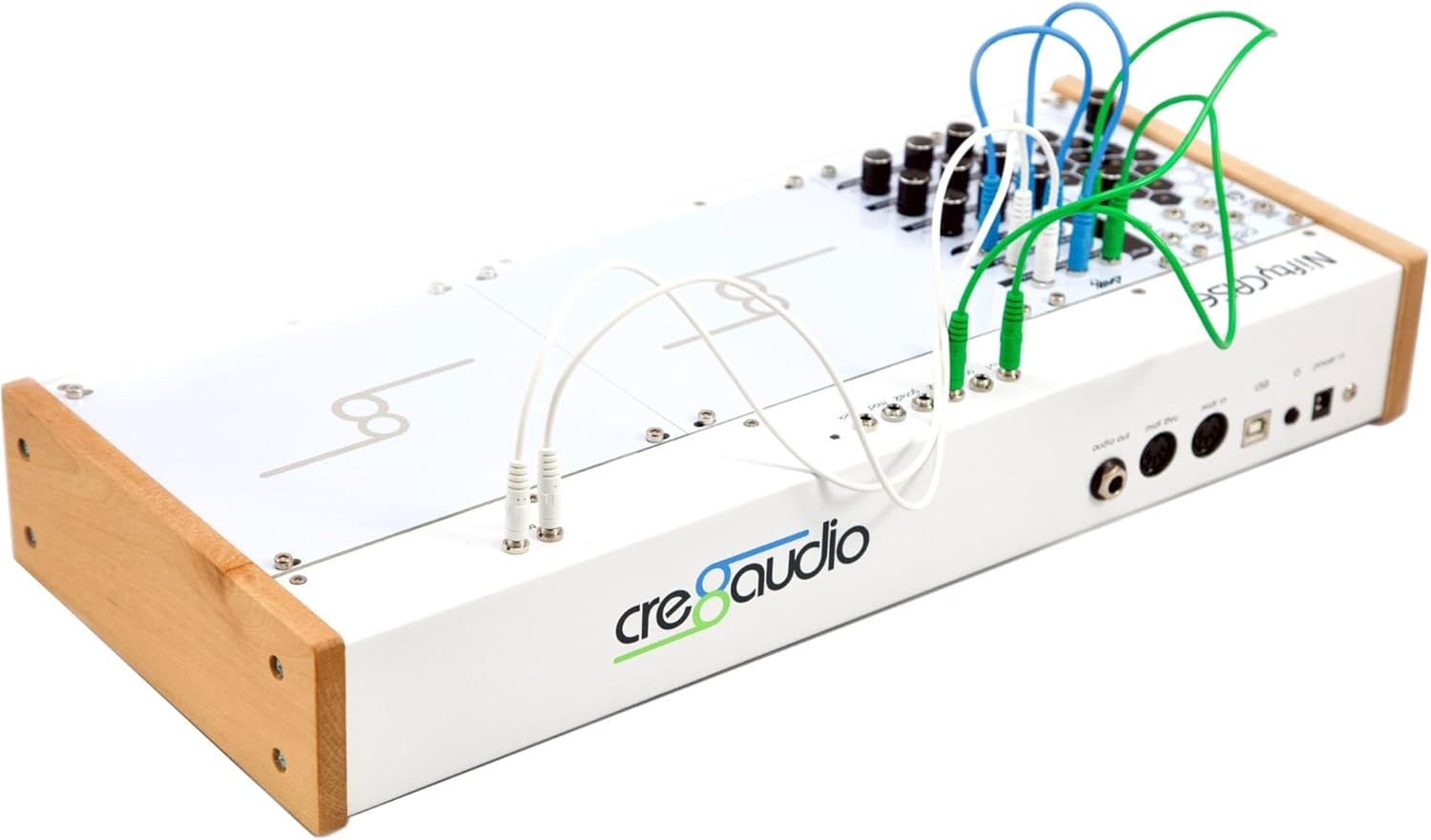 Cre8audio NiftyBundle Eurorack Synthesizer Kit Case with modules + cables