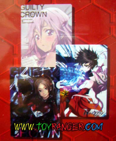 แฟ้ม Guilty Crown ชุด A (3 ลาย,แท้)