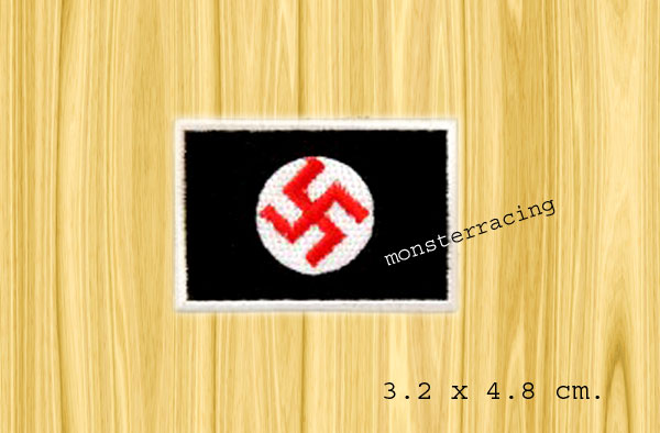 ((ขนาดเล็ก)) อาร์ม ตัวปัก ตัวรีดติดเสื้อ ธงชาติ ฮิตเลอร์