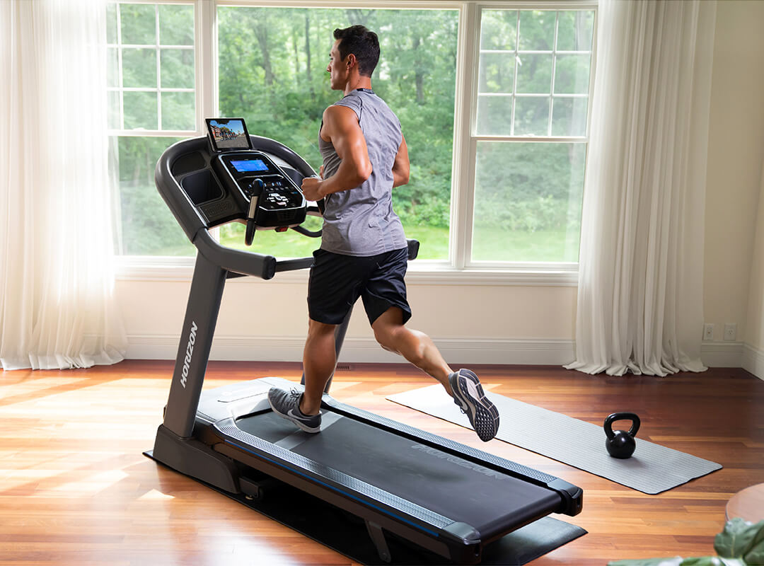 ลู่วิ่งไฟฟ้า Horizon Treadmill 7.4AT Zwift