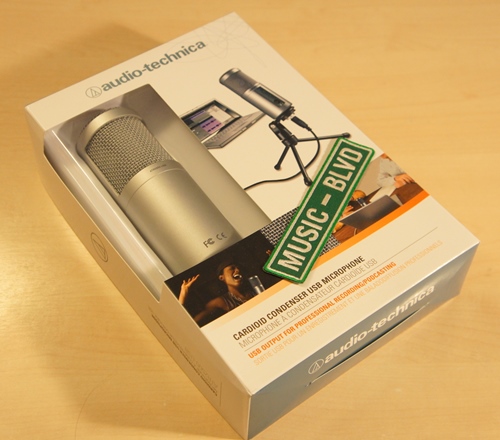 Audio-Technica ATR2500-USB Side-Address USB Microphone w/ Headphone Monitor