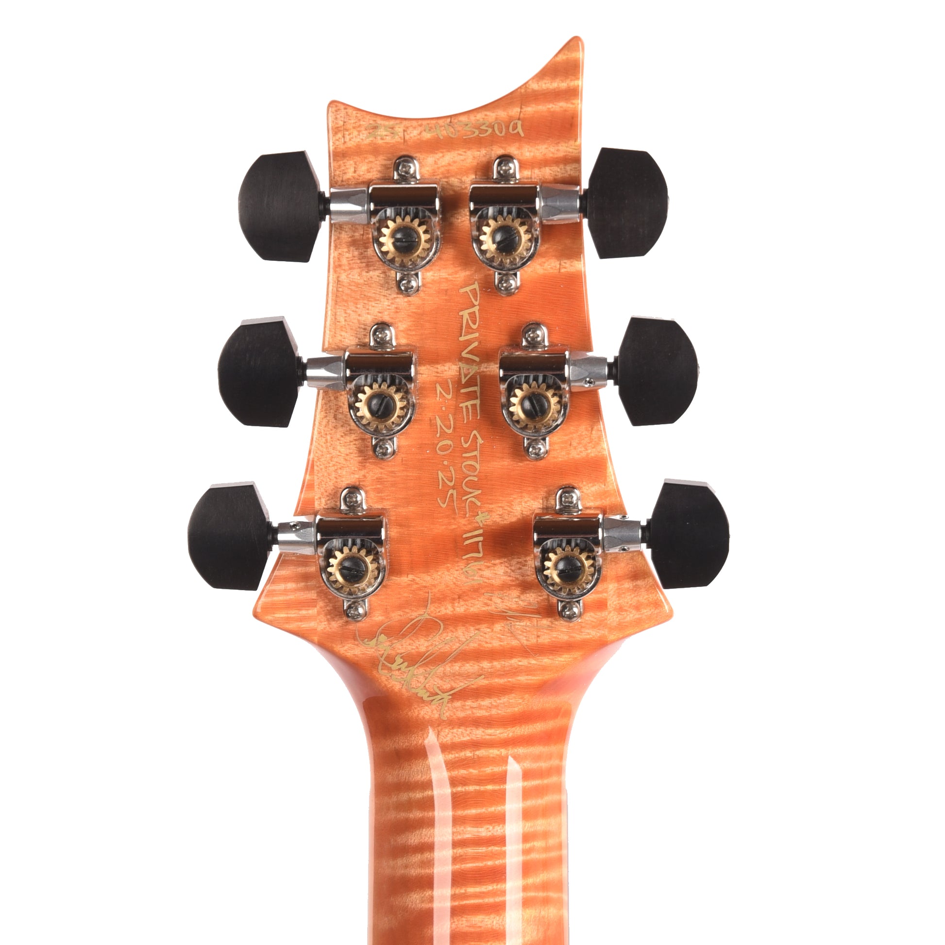 PRS Private Stock McCarty 594 Tremolo One-Piece Quilted Maple/Swamp Ash Blood Orange Glow w/Stained Neck/Fingerboard & Birds of a Feather Inlay