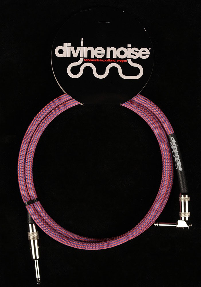 Divine Noise 15' Instrument Cable Str/Ang Pink